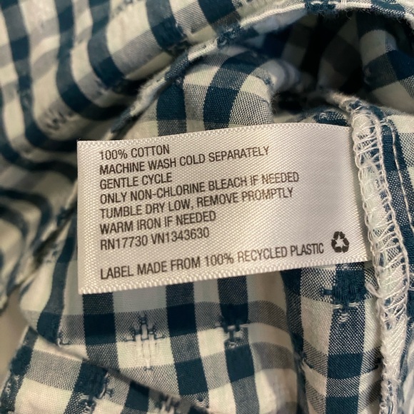 Cottagecore Checkered Ruffle Blouse - Picture 4 of 4